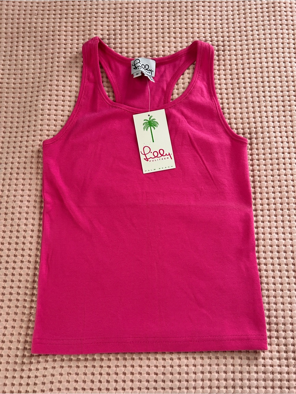 NWT Lilly Pulitzer Bright Pink Racerback Tank Top